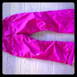 Snow skiiing pants. Worn twice. Fuschia